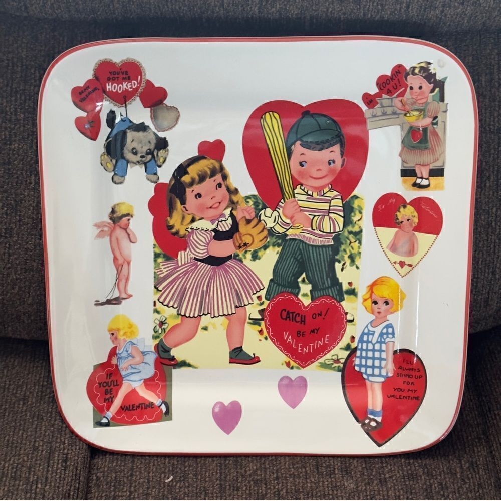Rosanna Catch On Be My Valentine Serving Plate
